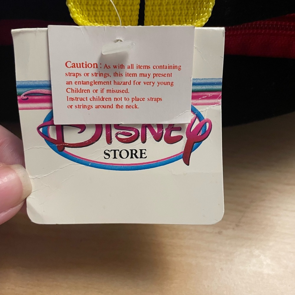 Vintage 90s RARE Disney Store Bean Bag Backpack & First 12 Characters Ever - Picture 6 of 11